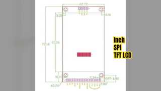 . Écran tactile LCD TFT SPI en pouces ILI 0x0