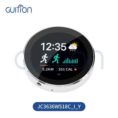 Module d'affichage HMI avec une luminosité de 300 Cd/m2 et une tension de fonctionnement de 5 V avec contact capacitif pour panneaux de commande intégrés