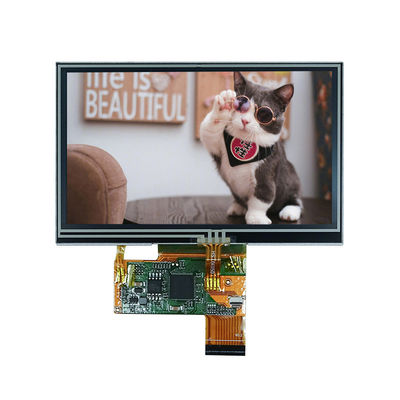 Un bon prix. Contact résistif Tft HMI de module mince d'affichage de COF écran 800x480 de porte série de 4,3 pouces en ligne