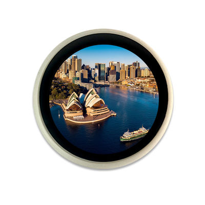 Module d'affichage intelligent circulaire de 1,28 pouce 240 * 240, compact et portable avec un aspect blanc