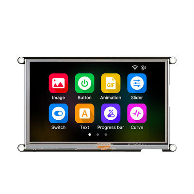 Affichage IPS Touch TFT avec écran tactile avec puce de pilote St7262 320mA Consommation d'énergie 150g Poids