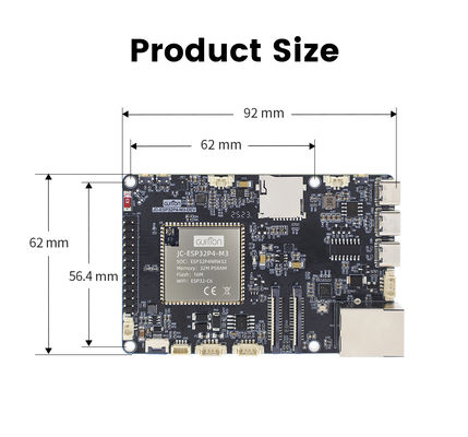 JC-ESP32P4-M3-DEV Performance optimale de l'affichage Module d'affichage ESP32 de la série M avec tension de fonctionnement 5V et interface CSI/DSI/USB2.0