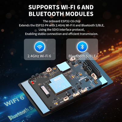 JC4880P443C_I_W Écran capacitif IPS résolution 480 × 800 Carte de développement IoT ESP32P4/C6 open source prise en charge