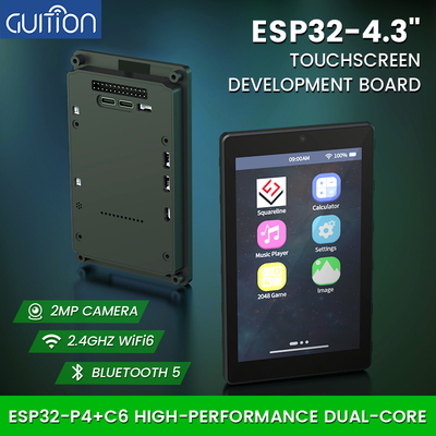 JC4880P443C_I_W_Y Kit Avancé ESP32 : Écran Capacitif 4.3'', WiFi 6 (C6), P4 Dual-Core et Support Caméra